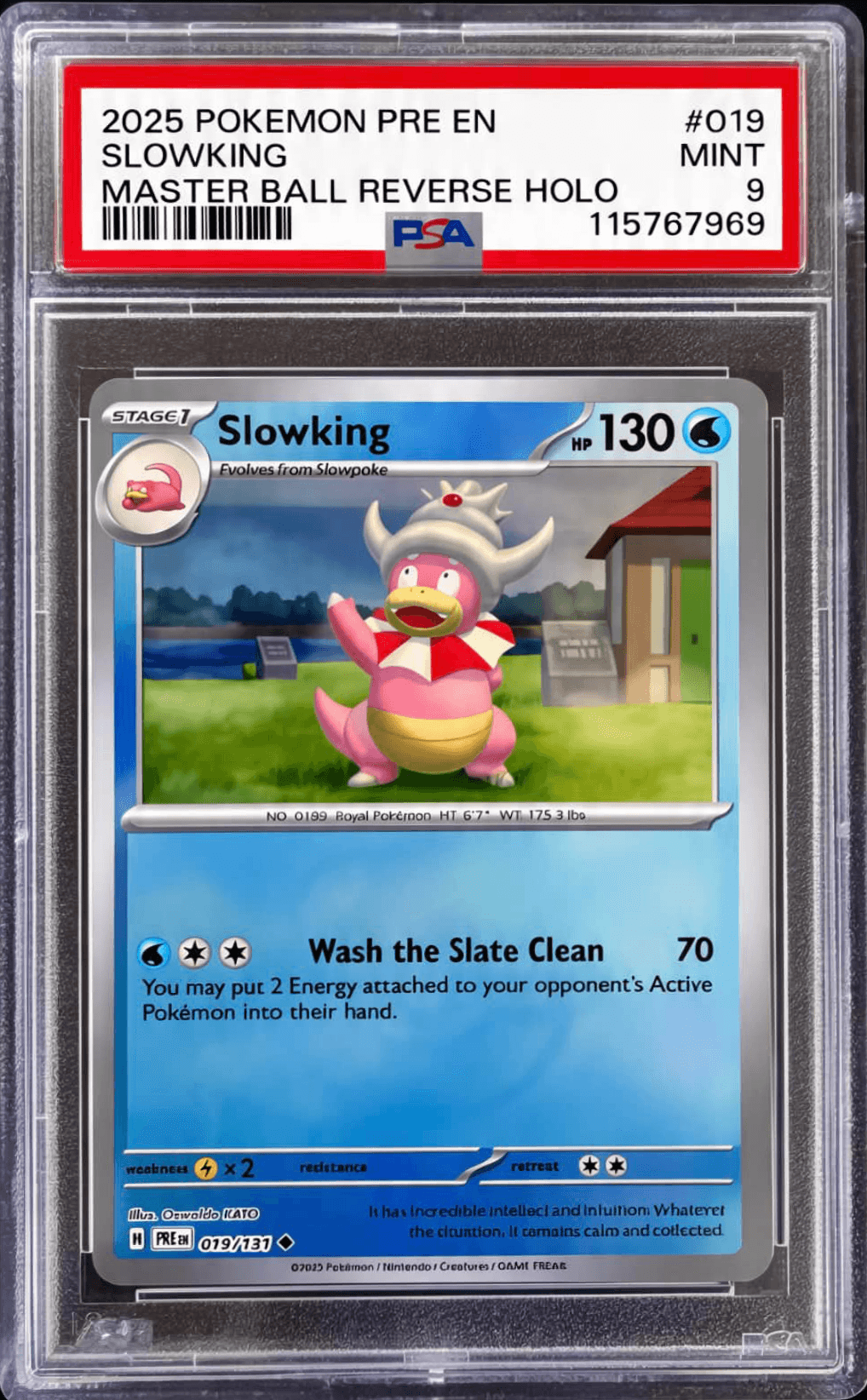 Slowking — PRE (Prismatic Evolutions - Master Ball Reverse Holo)